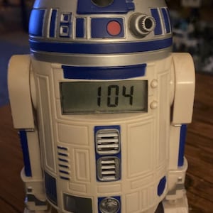 Star Wars R2-D2 Digital Alarm Clock Projection - Toy Figure the