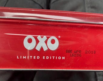 Collectable OXO Limited Edition - the Original Beef Cube Red Metal