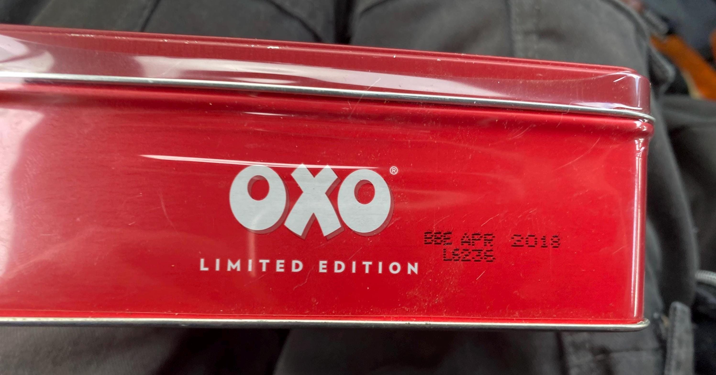 Collectable OXO Limited Edition - the Original Beef Cube Red Metal