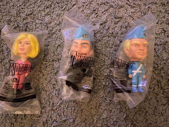 大特価 Rare Collectable Thunderbirds Bobble Head Figurines. - Etsy 特撮