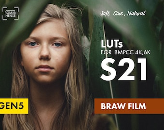 LUT's Pack S21 voor BMPCC 4K gen5