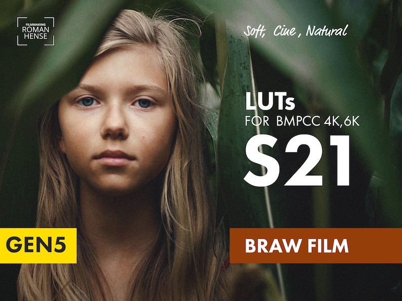 LUTs Pack S21 for BMPCC 4K gen5