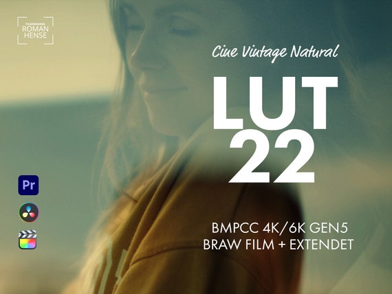 LUTs Pack-22 BMPCC 4K/6k FILM BRAW Extendet