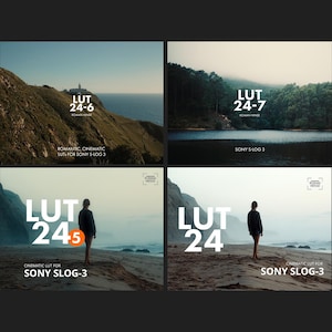 LUTs 24-Series for Sony S-Log3