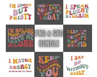 Sarcastic Design Bundle sublimation download - png quotes - print - funny mug designs for print - novelty mug humour - mug sayings - tshirt