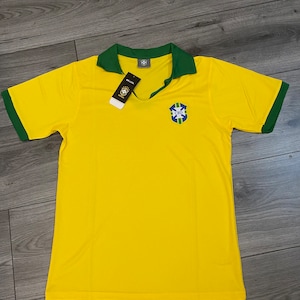 Vintage Brazil Jersey Football Season 1957