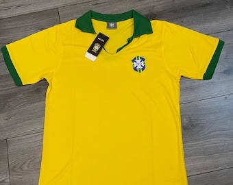 Brasil 1986 Camiseta Retro Fútbol