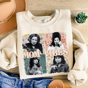 90s Mom Vibes Vintage Funny Mom Shirt, Retro Funny Mama Shirt, Mom Life Shirt, Trendy Funny Graphic Tee, Mother's Day Gift, Cool Mom Gifts image 1