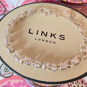 Links of London Sterling Silver Sweetie XS Charm Bracelet (19.5cm Adjustable)