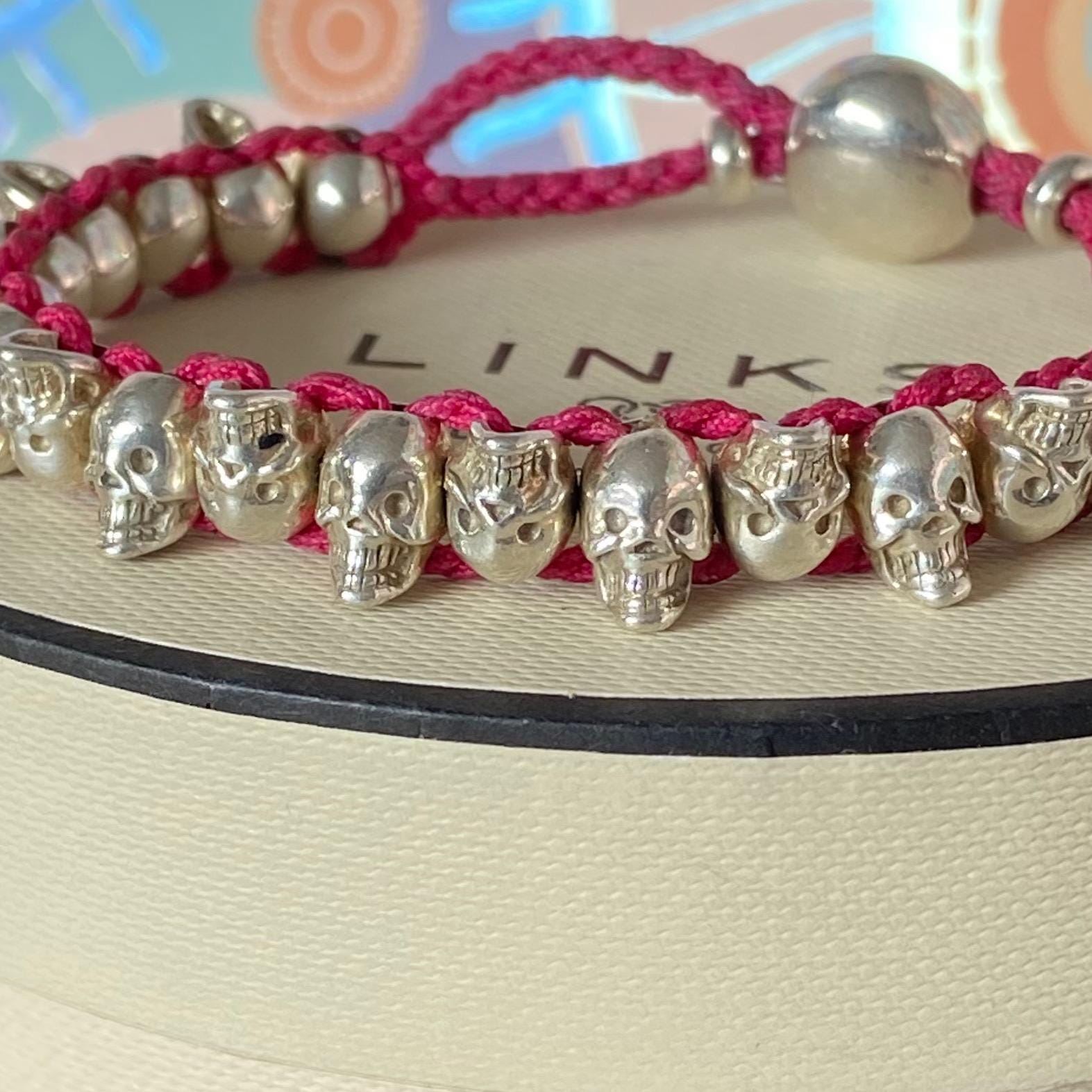 LINKS of Londonスカルデザイン ブラックブレスレット Links of London Skull Bracelet - Etsy