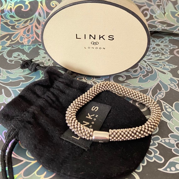 Links of London Sterling Silver Effervescent Star Bracelet Size Medium Etsy