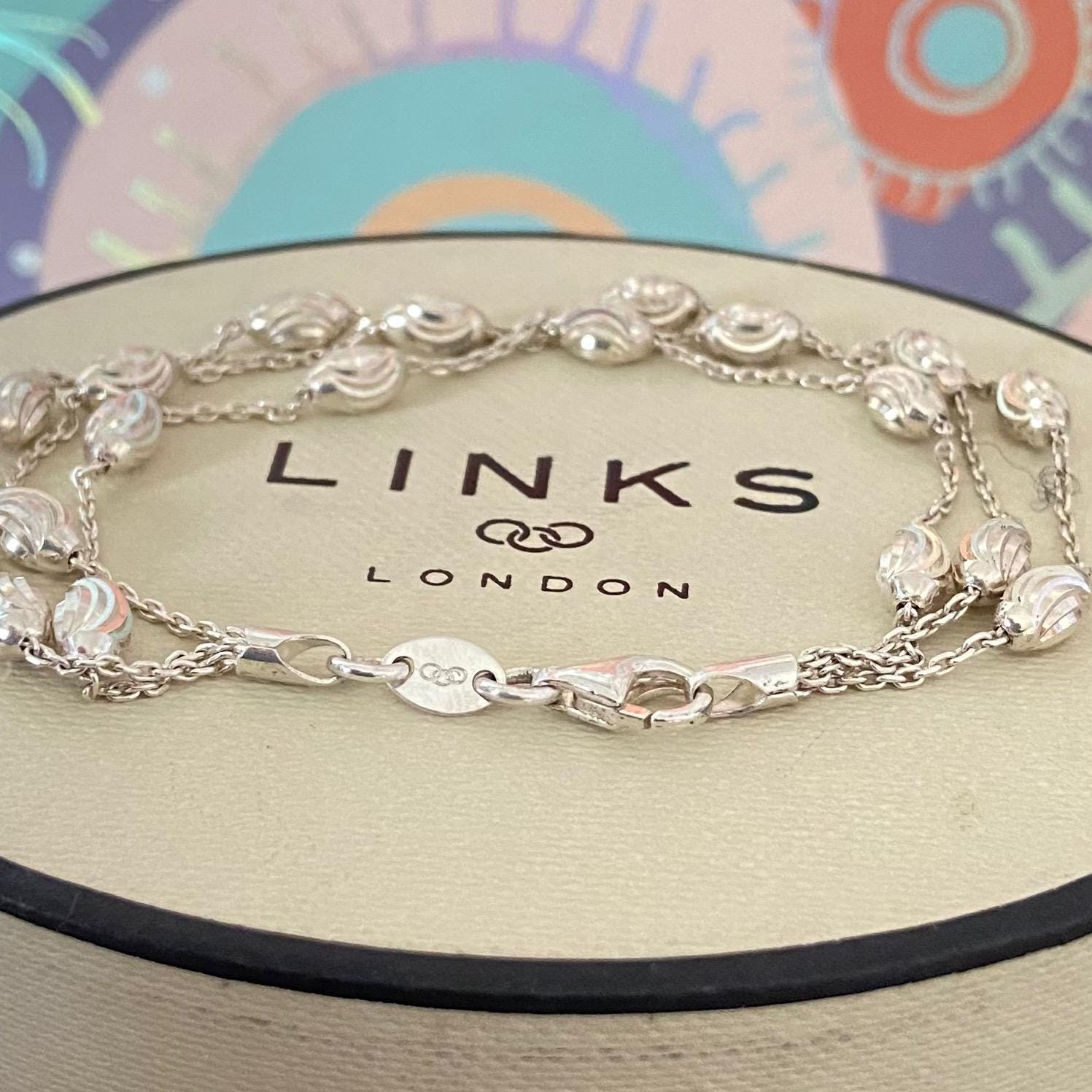 LINKS リンクスロンドンLONDON ビーズブレスレット リンクス オブ ロンドン スターリングシルバー ビーズブレスレット 3連