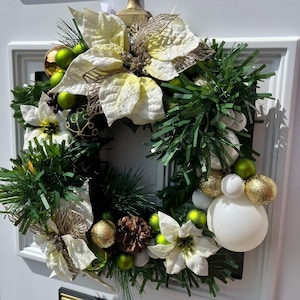 Festive Floral Wreath