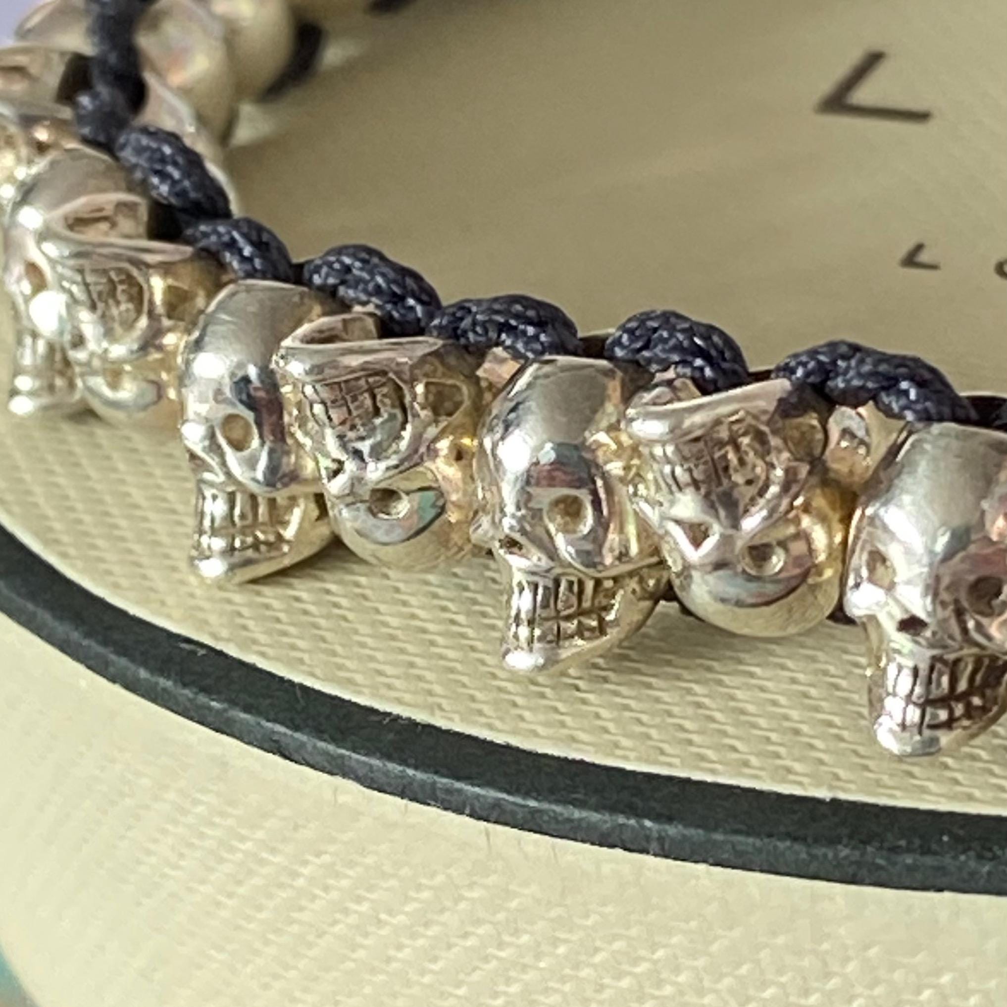LINKS of Londonスカルデザイン ブラックブレスレット Links of London Skull Bracelet - Etsy