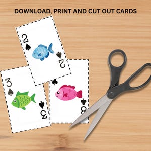 Go Fish Printable Card Game for Kids - Fun Family and Educational ...