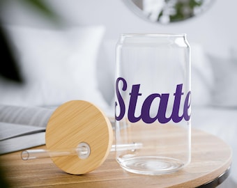 Vaso para sorbos de los K-State Wildcats, 16 oz, cristalería KSU