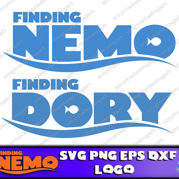 Finding Nemo, LOGO, Finding Nemo Logo, Finding Nemo svg, Finding Nemo png, Nemo svg, Nemo Logo