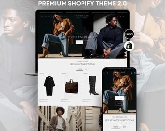 Streetwear Shopify Theme 2.0 for Clothing Fashion Boutique | Clean Minimal Light Grey White Template
