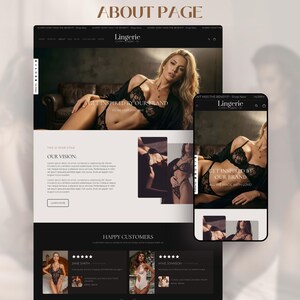 Black Dark Shopify Theme 2.0 for Lingerie & Intimates | Luxe Minimal Template image 11