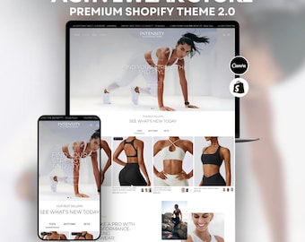 White Black Shopify Theme 2.0 for Sportswear & Activewear | Clean Minimal Template