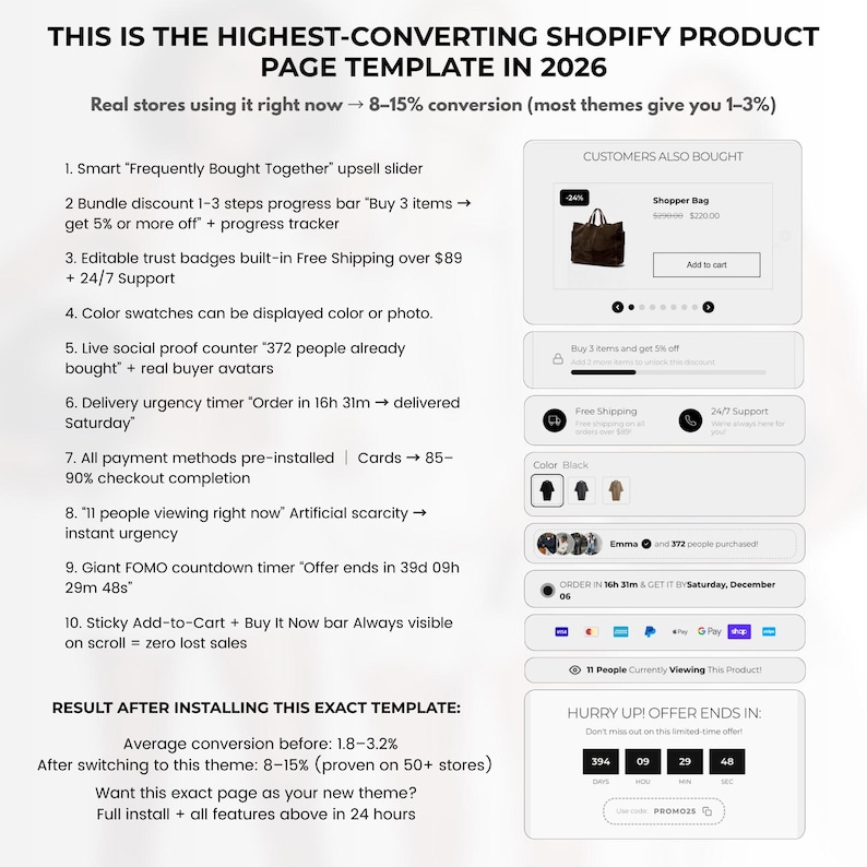 White Black Shopify Theme 2.0 for Sportswear & Activewear | Clean Minimal Template image 6