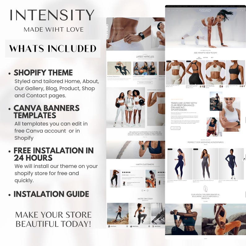 White Black Shopify Theme 2.0 for Sportswear & Activewear | Clean Minimal Template image 4