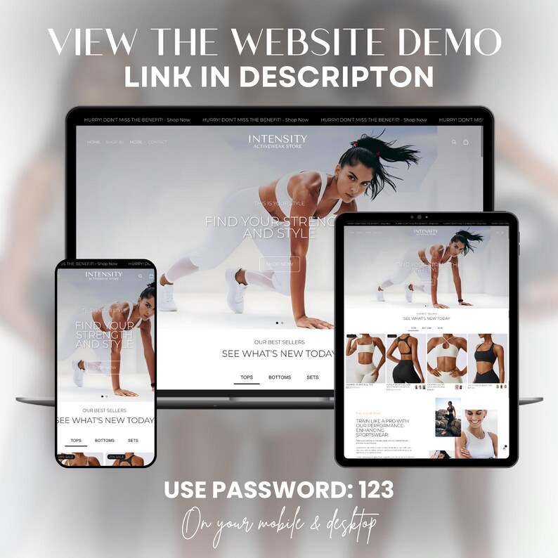White Black Shopify Theme 2.0 for Sportswear & Activewear | Clean Minimal Template image 2