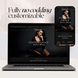 Black Dark Shopify Theme 2.0 for Lingerie & Intimates | Luxe Minimal Template image 9