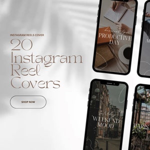 UGC Instagram Reel Vorlagen | Inhalt Schöpfer Reel Covers | Reel Cover Vorlage Bearbeitbar in Canva | Reel Template Cover