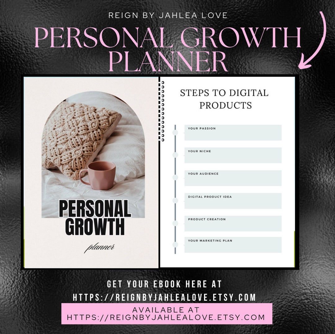 Personal Growth Planner Template, Personal Growth Workbook, Personal ...