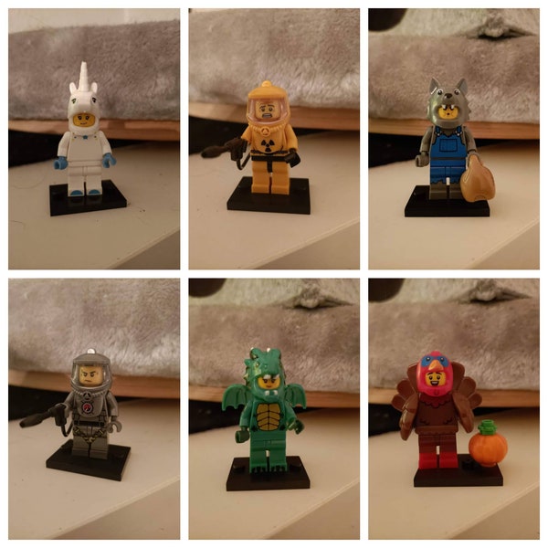 Kostüme (Wolf, Drache etc) - Klemmbaustein Custom Minifigur MOC