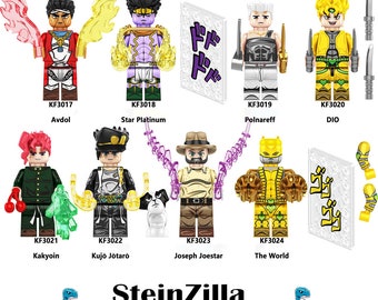 JoJo's Bizarre Adventure Character - Brick Custom Minifigure MOC