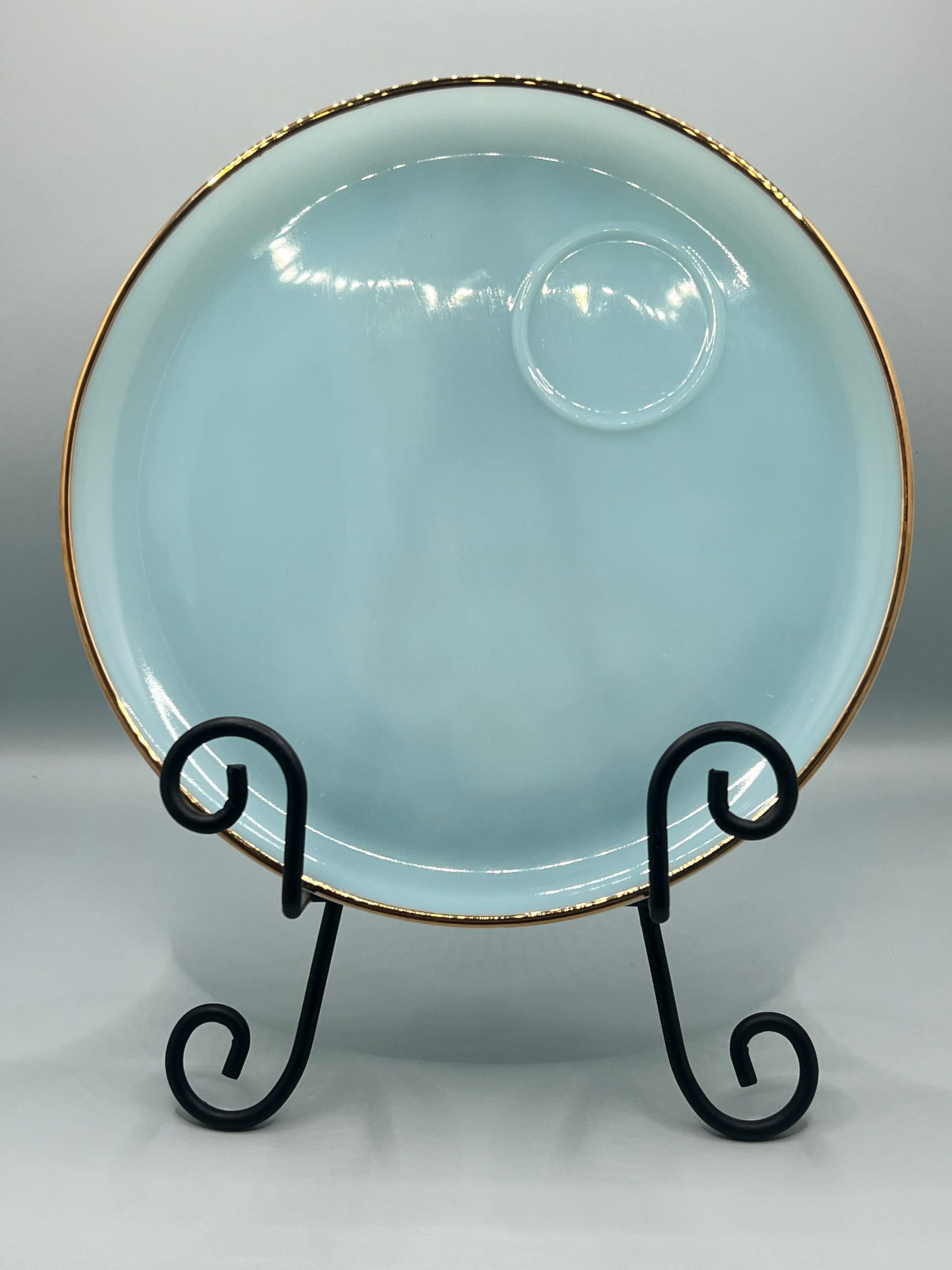 Fire King by Anchor Hocking 1950's Blue Turquoise 