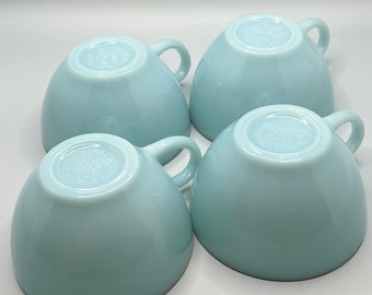 レア Fire King Turquoise Blue Ice Bucket レア Fire King Turquoise Blue Ice Bucket