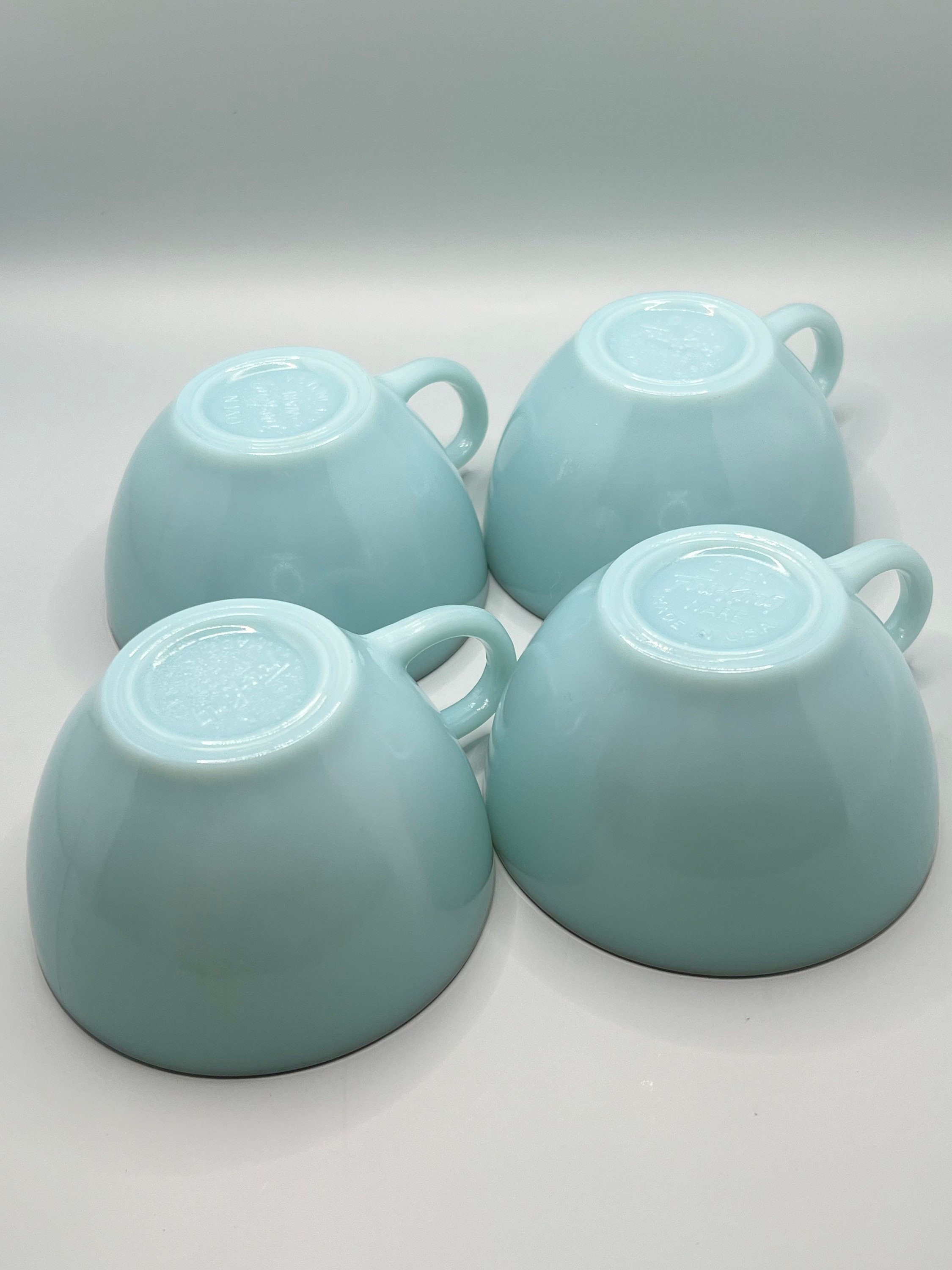 レア Fire King Turquoise Blue Ice Bucket レア Fire King Turquoise Blue Ice Bucket
