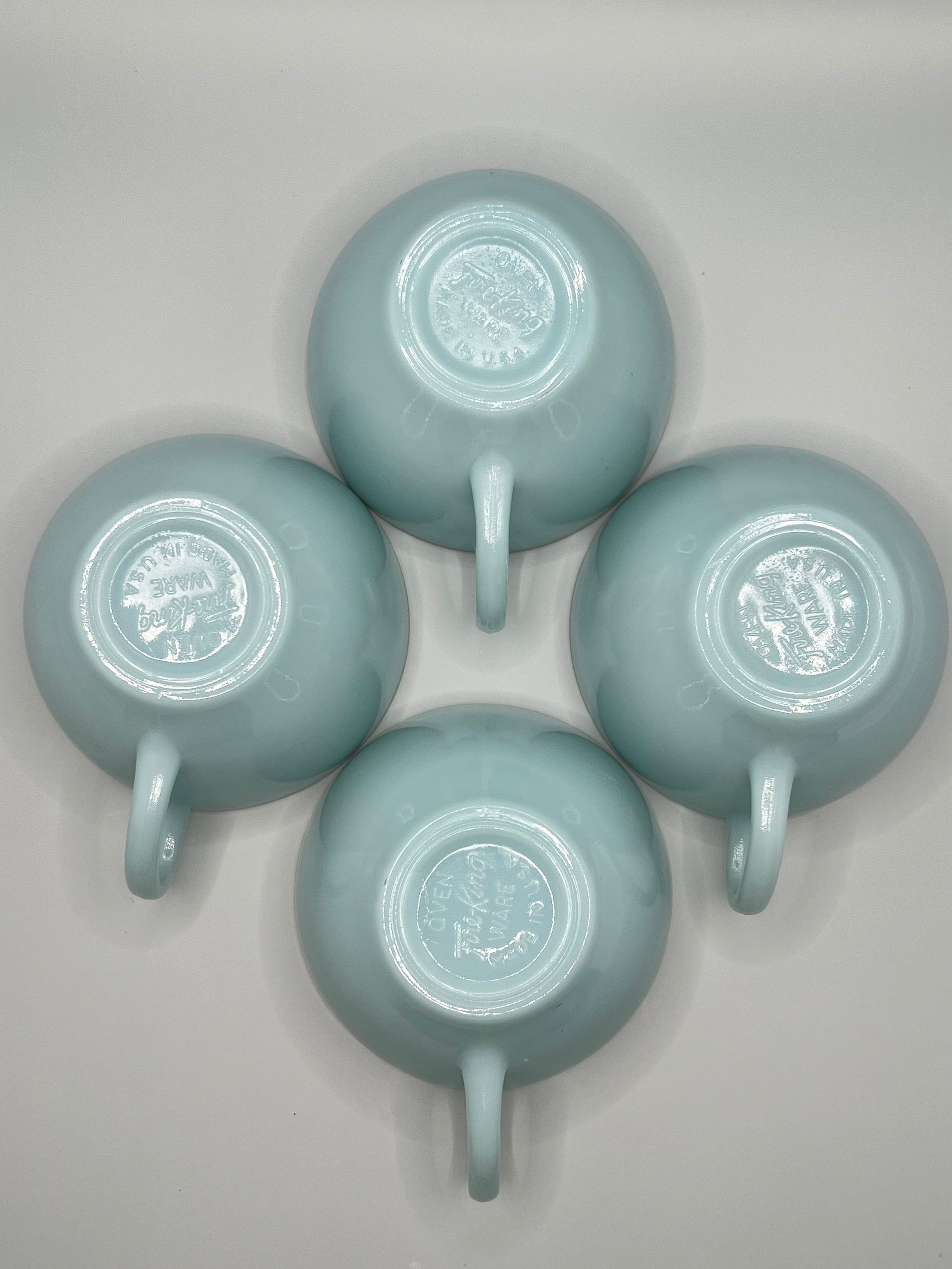 レア Fire King Turquoise Blue Ice Bucket レア Fire King Turquoise Blue Ice Bucket レア Fire King