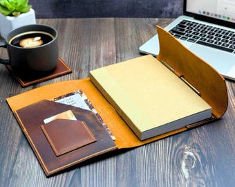 Personalized Leather Journal: Refillable A5 Notebook, Christian Gift
