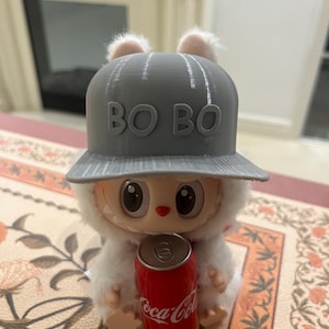 Customizable Hard Sport Cap for 17cm Cute Monster, Dolls Accessories, 3D Printed