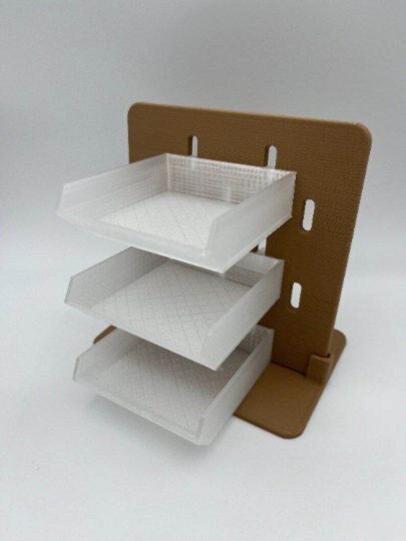 3 Units of Storage Shelves, Pegboards Accessories Compatible With IKEA Skadis System, 3D Printed