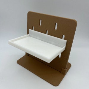3 Units of storage shelves, Pegboards accessories compatible with IKEA Skadis system, 3D Printed