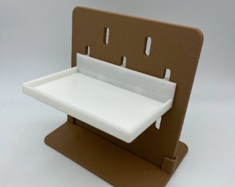 3 Units of storage shelves, Pegboards accessories compatible with IKEA Skadis system, 3D Printed