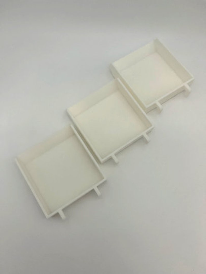 3 Units of Storage Shelves, Pegboards Accessories Compatible With IKEA Skadis System, 3D Printed