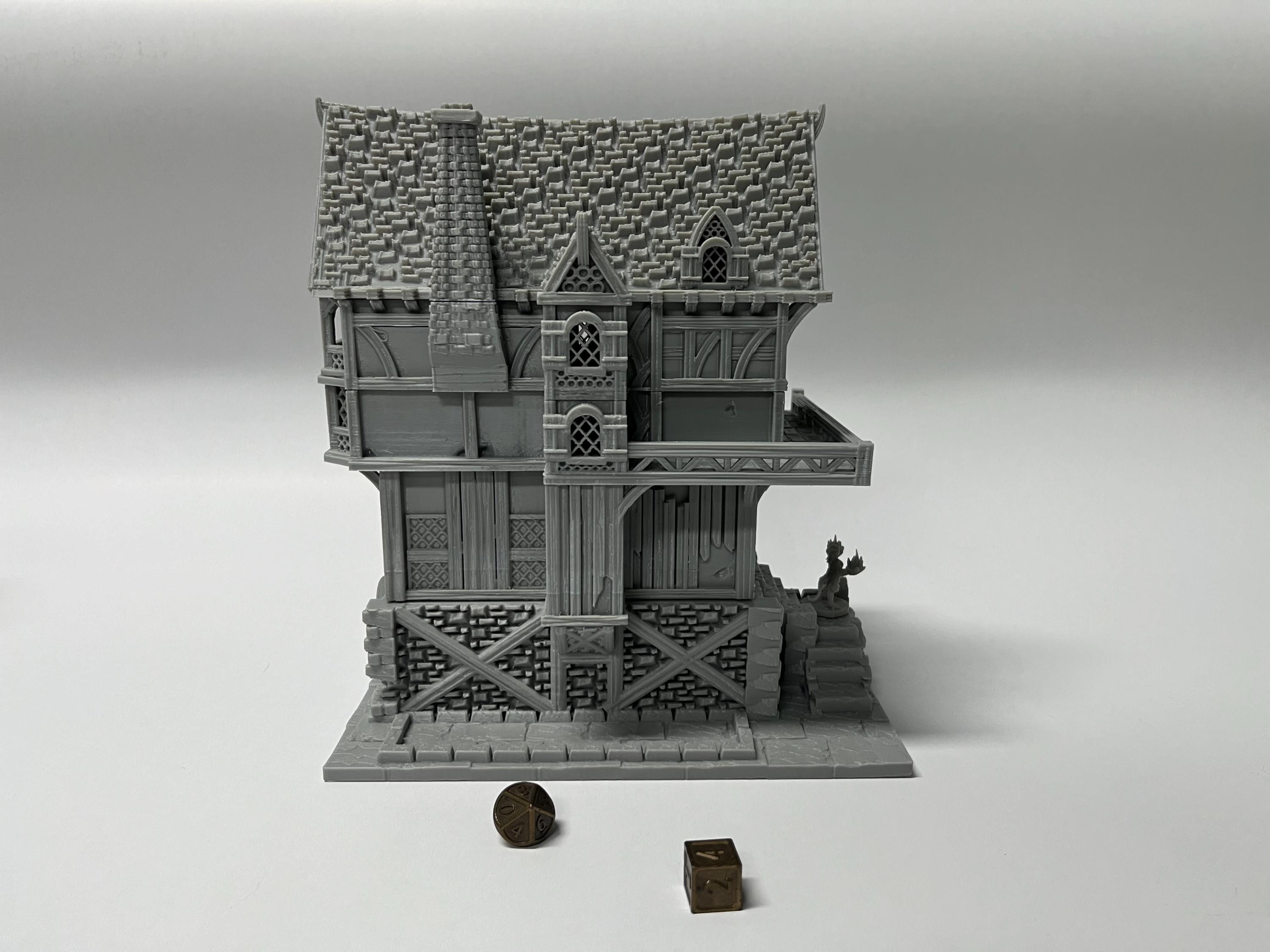 Middle Age Mini Miniature Middle Ages Buildings, Architecture Terrain Scenery for 18mm ...