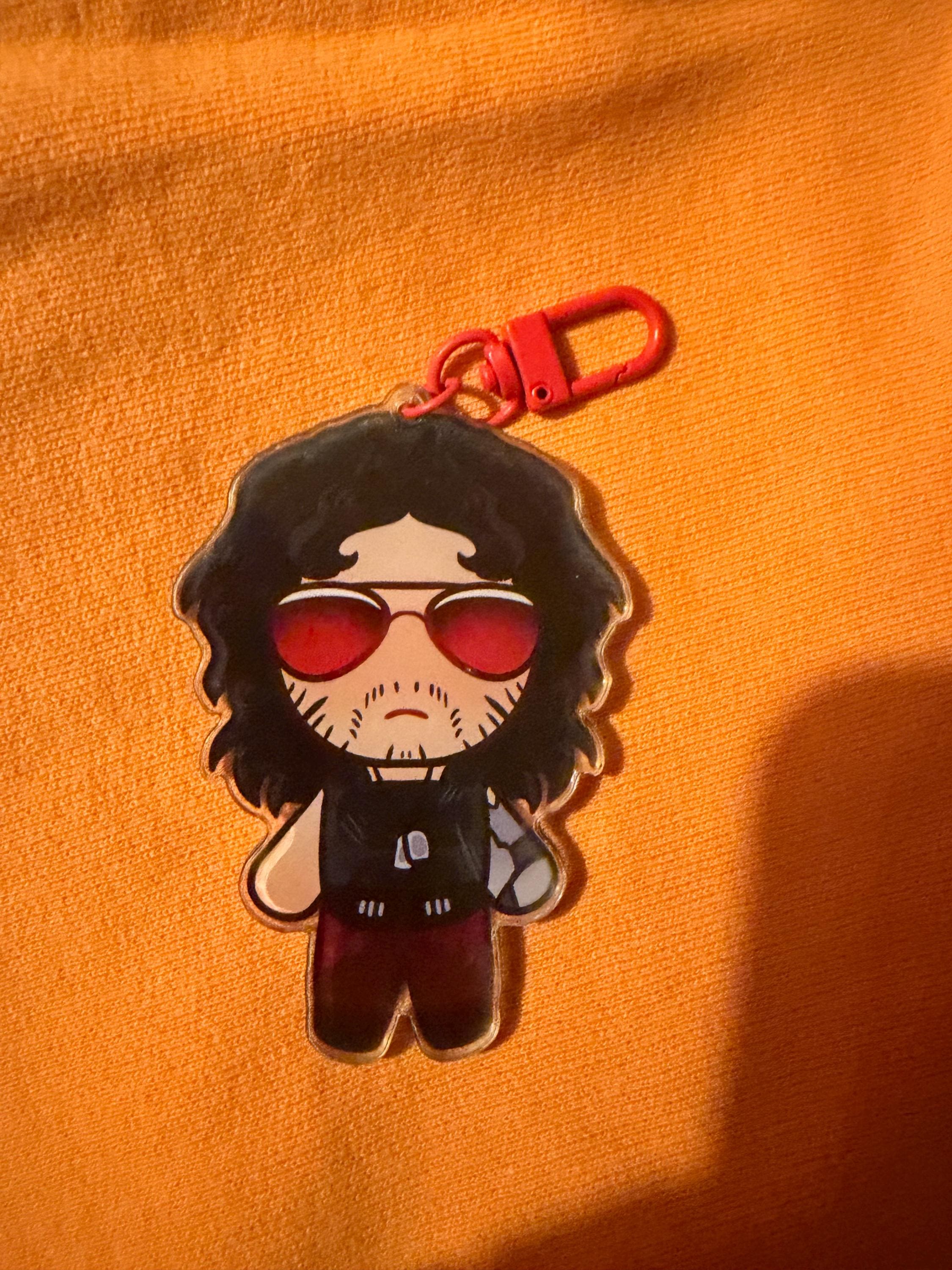 Johnny Silverhand Chibi Keychain - Etsy