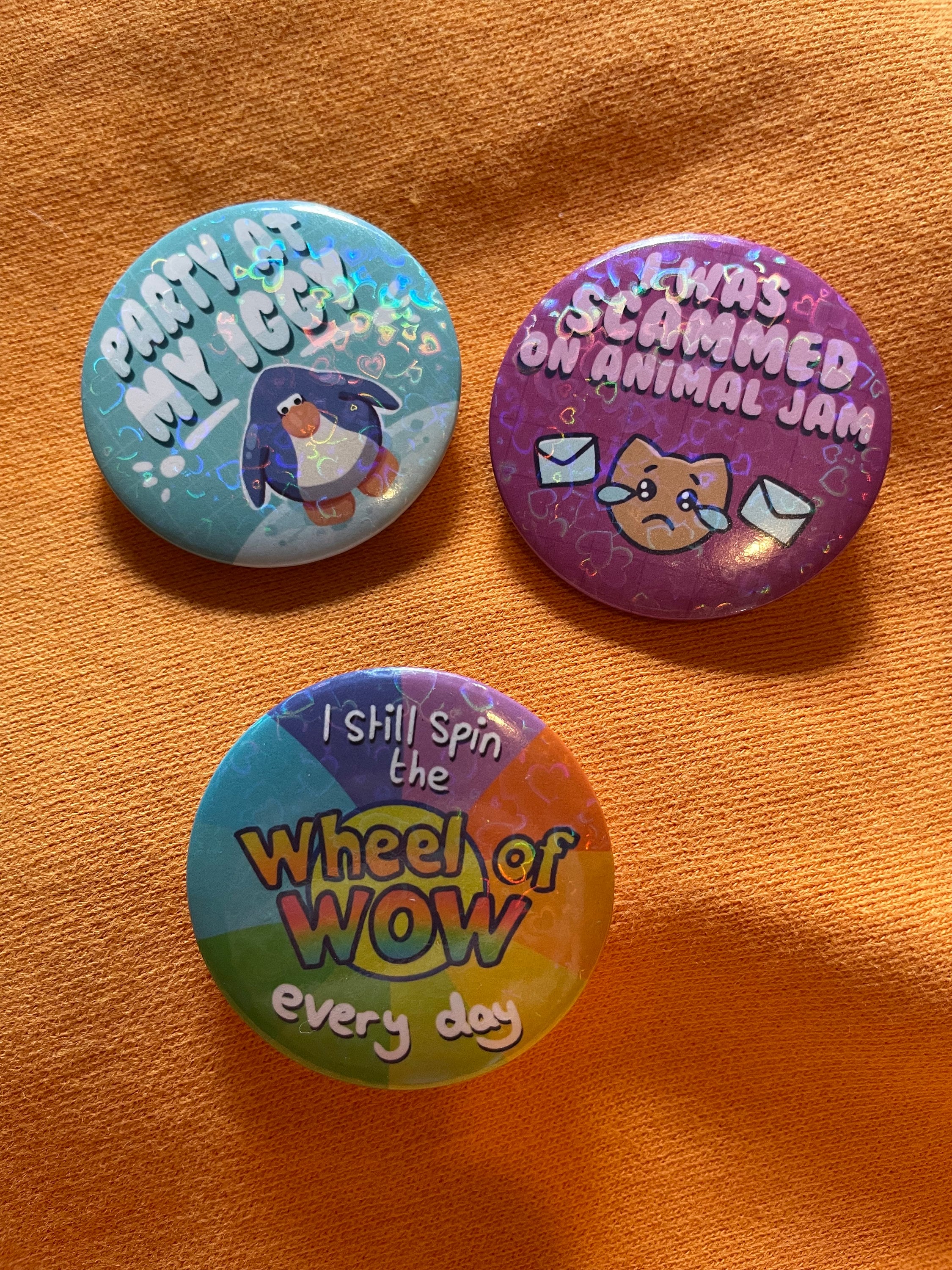 Y2K Webgame Button Badges - Etsy