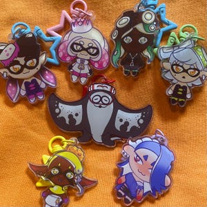 SQUID IDOLS - Acrylic Charms