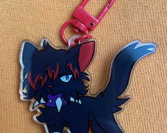 Emo Battle Cat - Acrylic Keychain