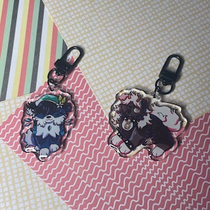 Genshin Puppers - 2” Acrylic charms