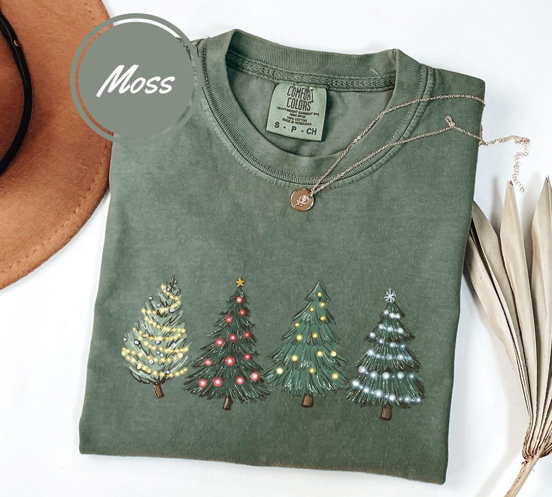 Green Christmas Tree Men’s Shirt
