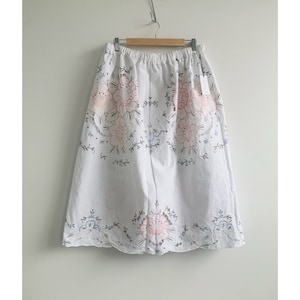 Mesa Workshop Reworked Vintage Tablecloth Skirt